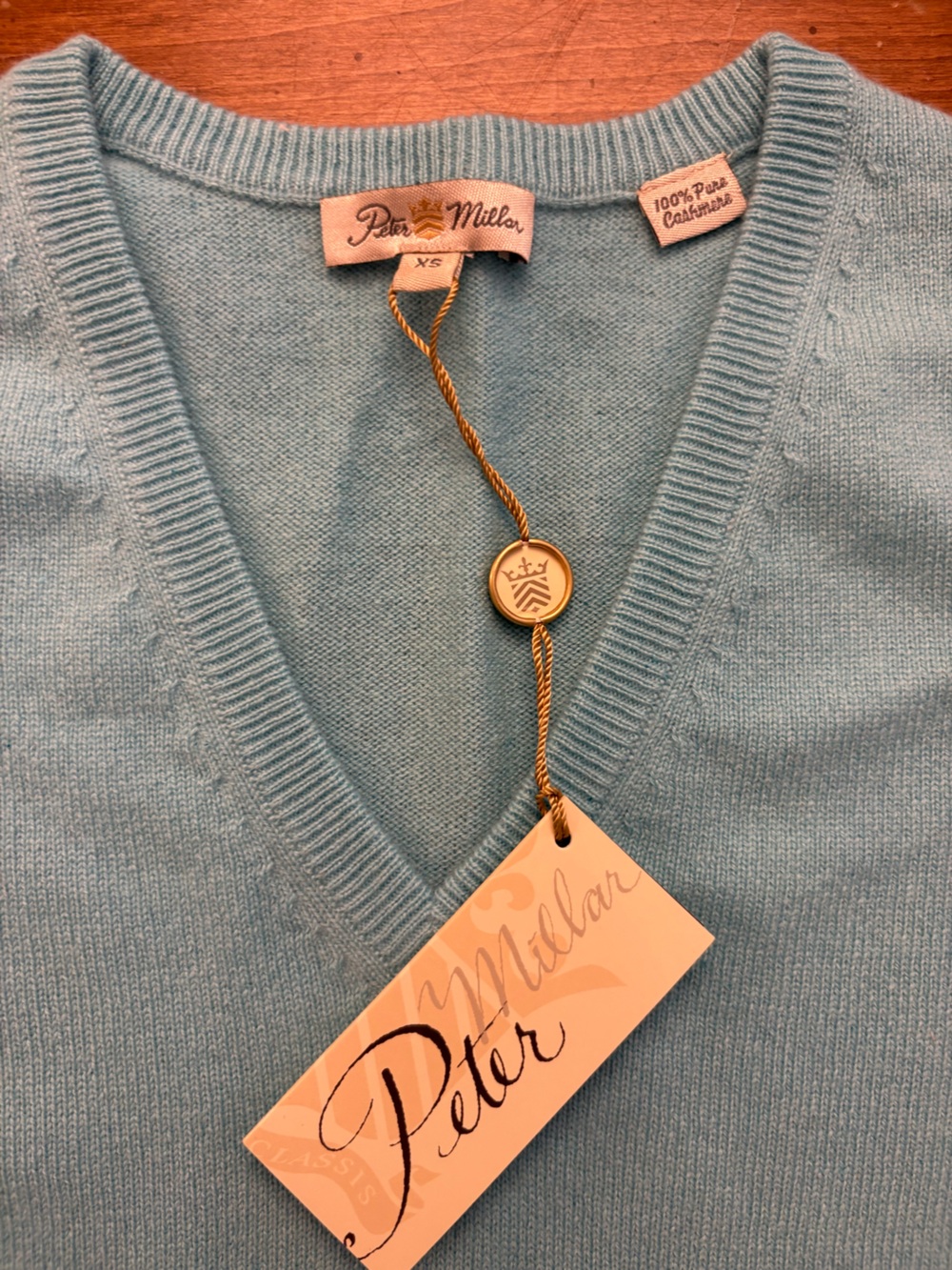 Women’s Peter Millar cashmere sweater V neck XS